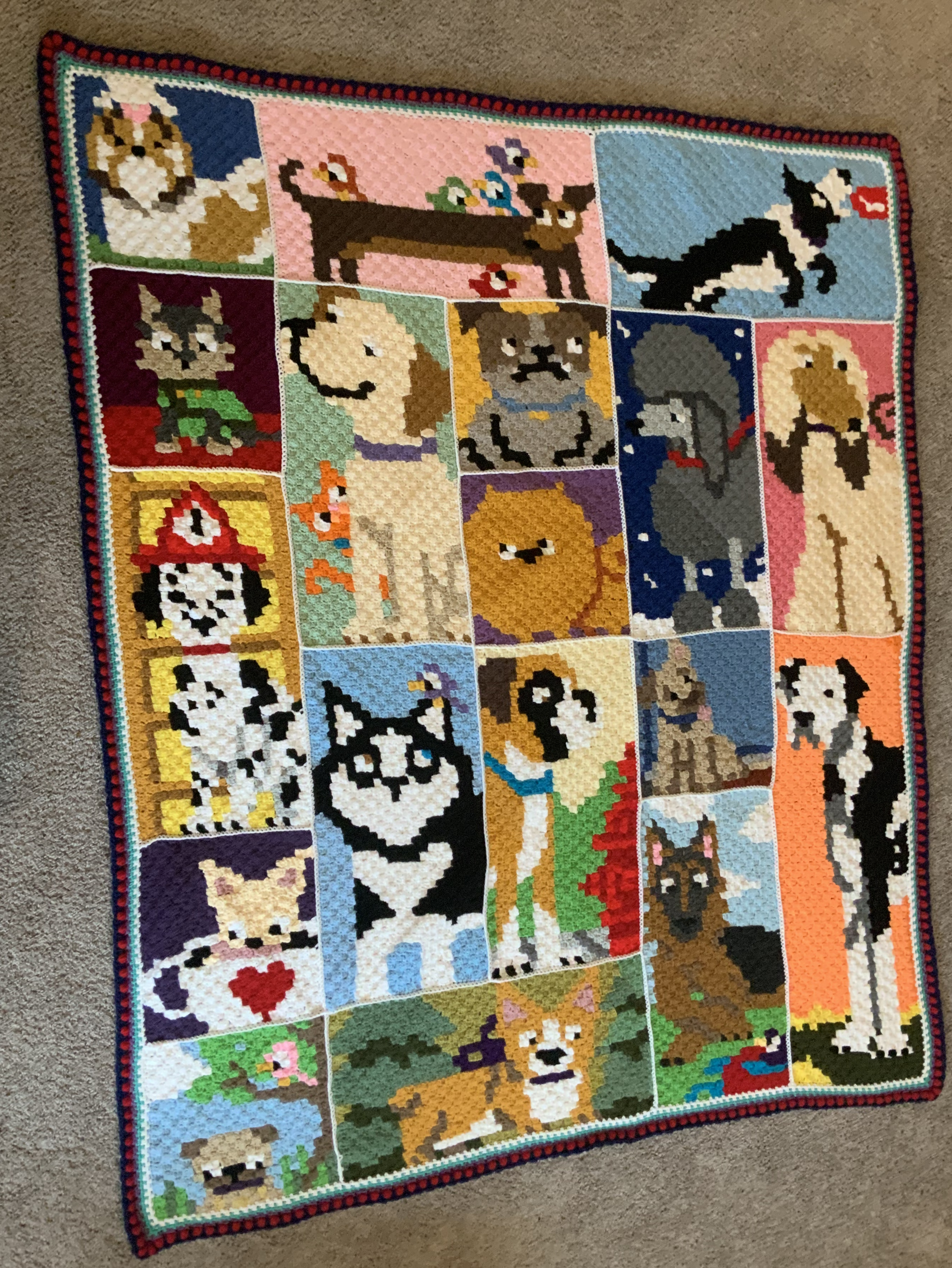 Here is the finished blanket :)